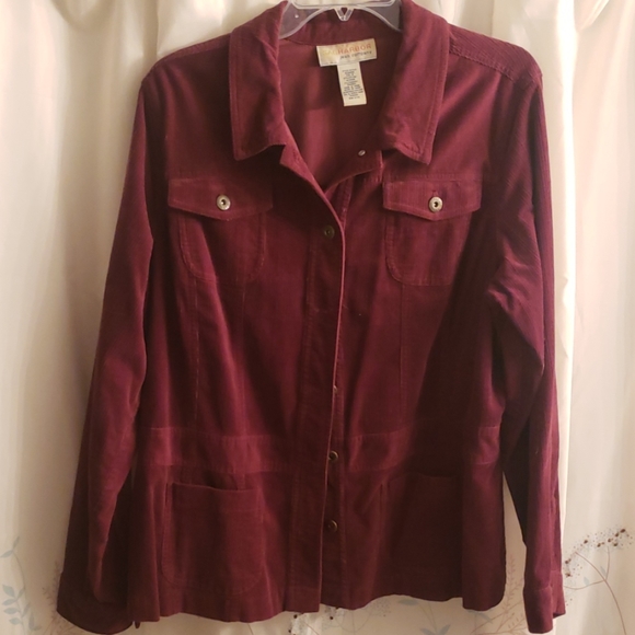 Sag Harbor Jackets & Blazers - Sag Harbor Burgundy Jacket - Pretty NWOT - 16